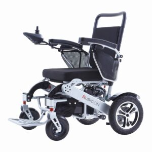 DX17 - Automatic Folding & Unfolding Portable Electric Wheelchair: Collapsible, Lightweight & All Terrain | Travel Friendly Power Wheelchair