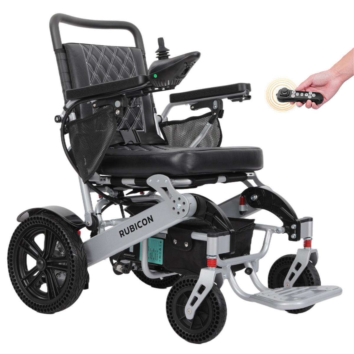 DX17 - Automatic Folding & Unfolding Portable Electric Wheelchair: Collapsible, Lightweight & All Terrain | Travel Friendly Power Wheelchair - Image 8