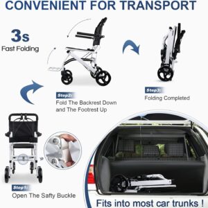 Rubicon GX03 - Ultimate Super Lightweight Transport Wheelchair - Electricwheelchair.Store