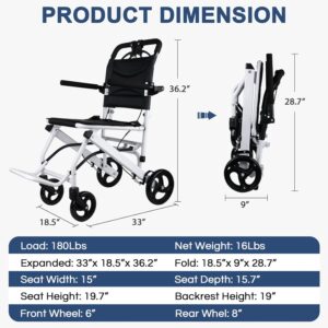 Rubicon GX03 - Ultimate Super Lightweight Transport Wheelchair - Electricwheelchair.Store