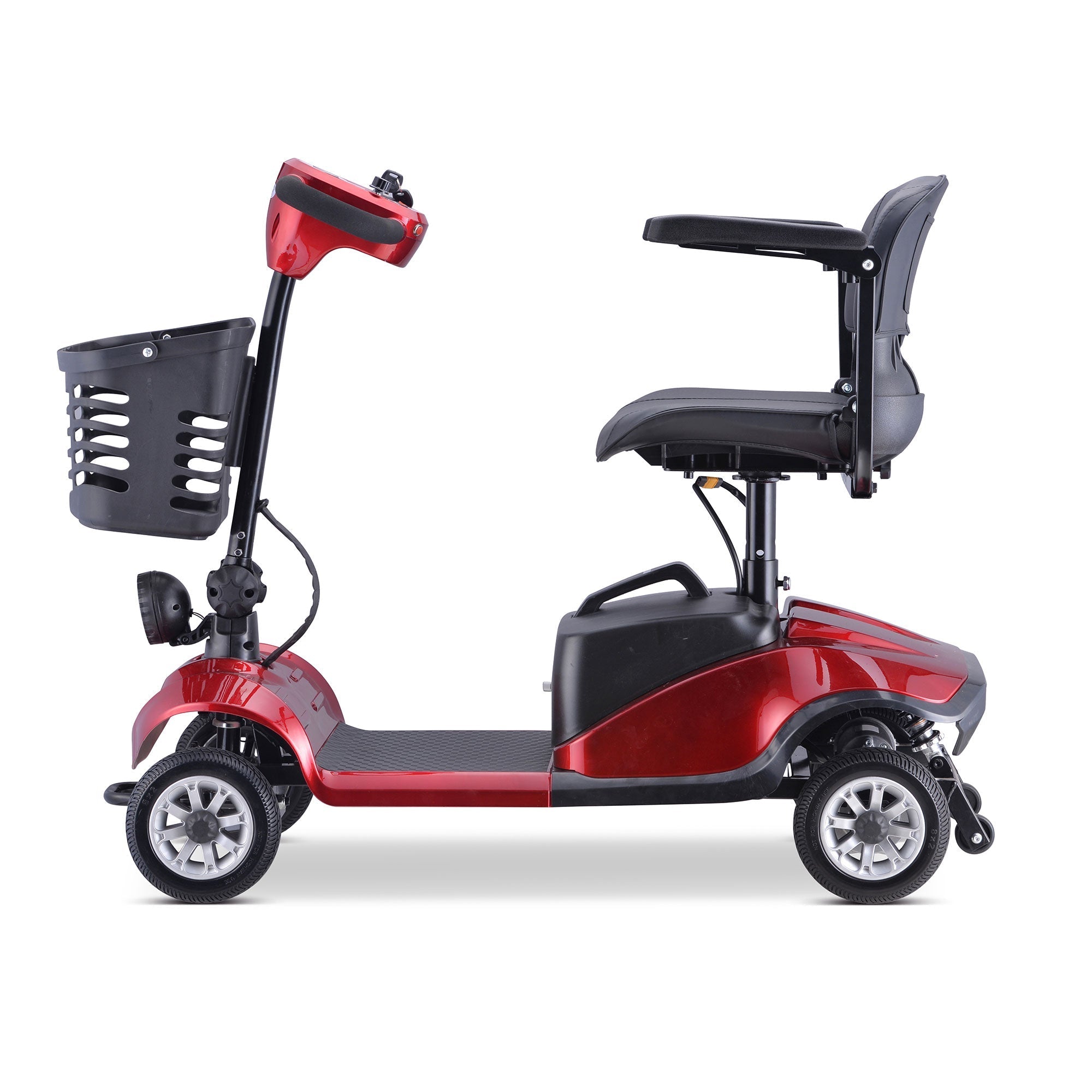 Rubicon FX01 - All Terrain Foldable Mobility Scooter with Basket for Seniors | 4-Wheel, Long-Range, Lightweight & Portable Disability Scooter - Image 2